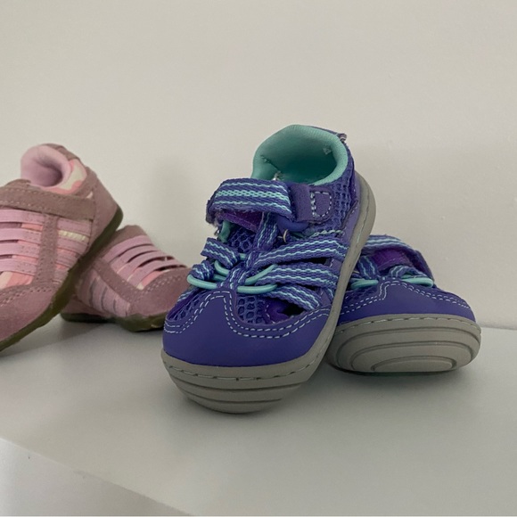 Stride Right and Teeny Toes Baby Size 2 shoes - Picture 2 of 16